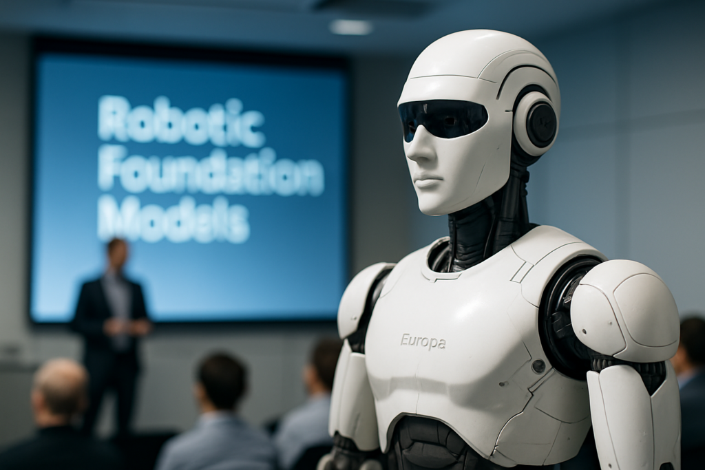 Robotik Foundation Models Europa