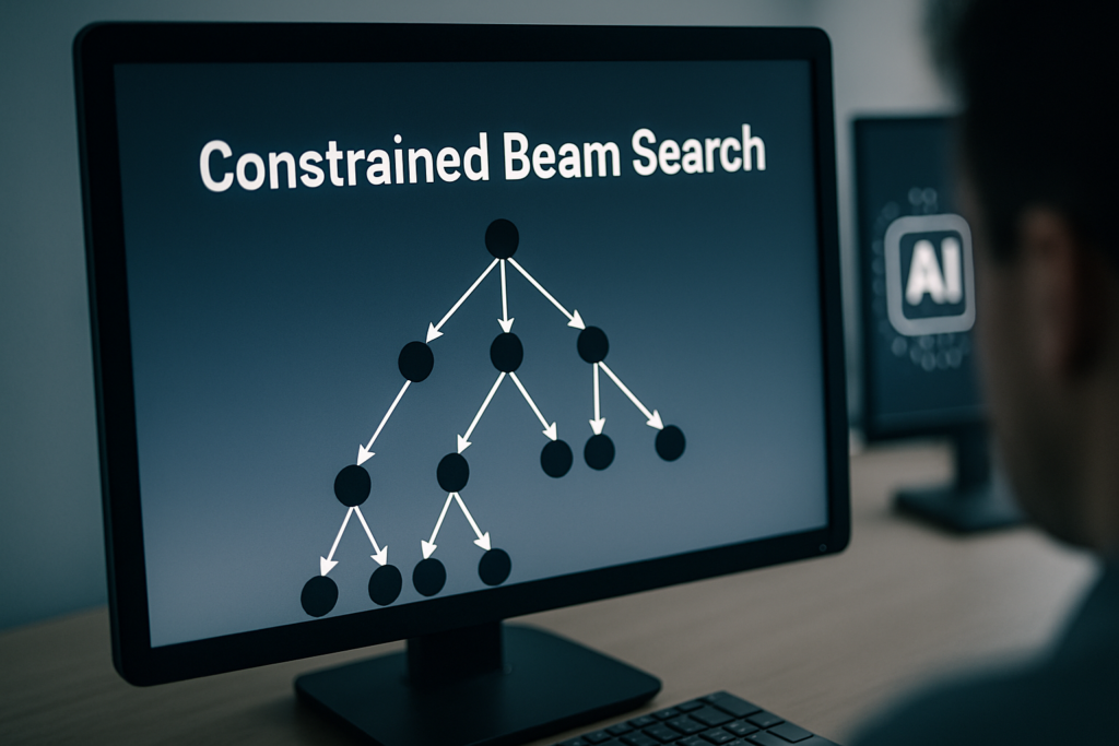 Constrained Beam Search steuert KI-Textgenerierung Constrained Beam Search