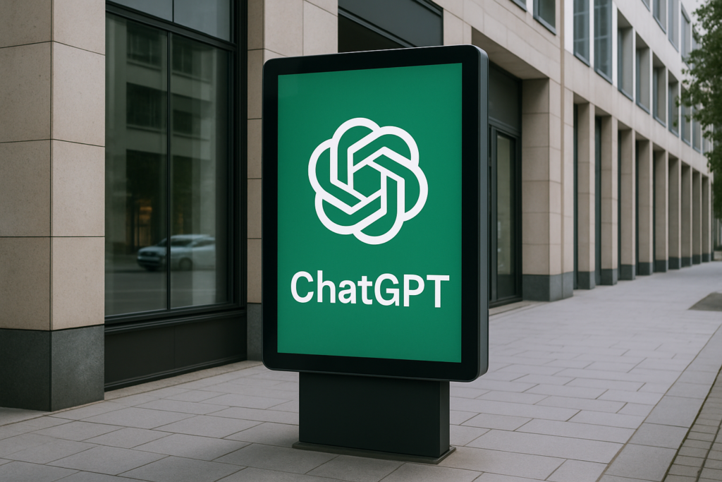 ChatGPT Werbung