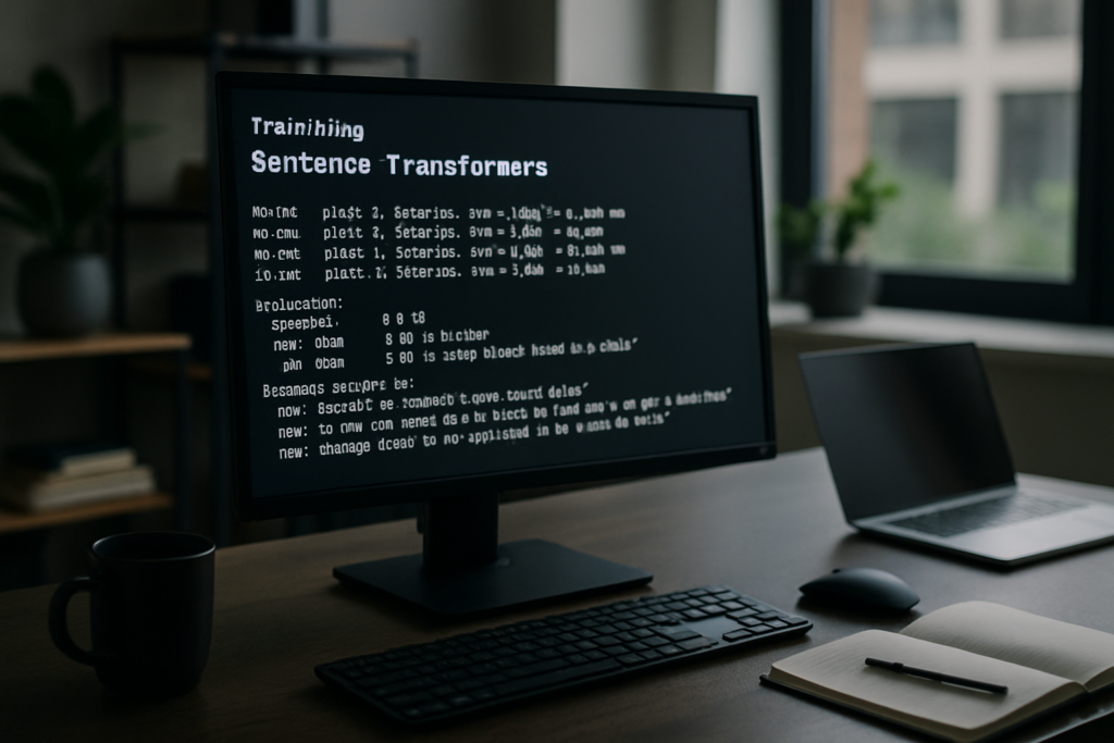 Sentence Transformers Training wird vereinfacht Sentence Transformers Training