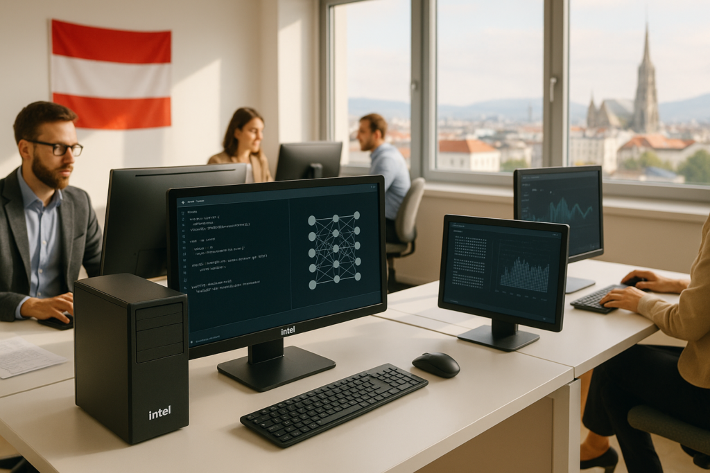 Intel macht KI-Modelle kleiner und schneller kleinere ki-modelle österreich