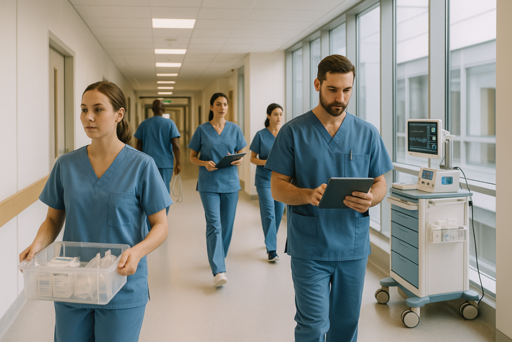 Roboter für Krankenhäuser mit NVIDIA Isaac entwickelt roboter für krankenhäuser