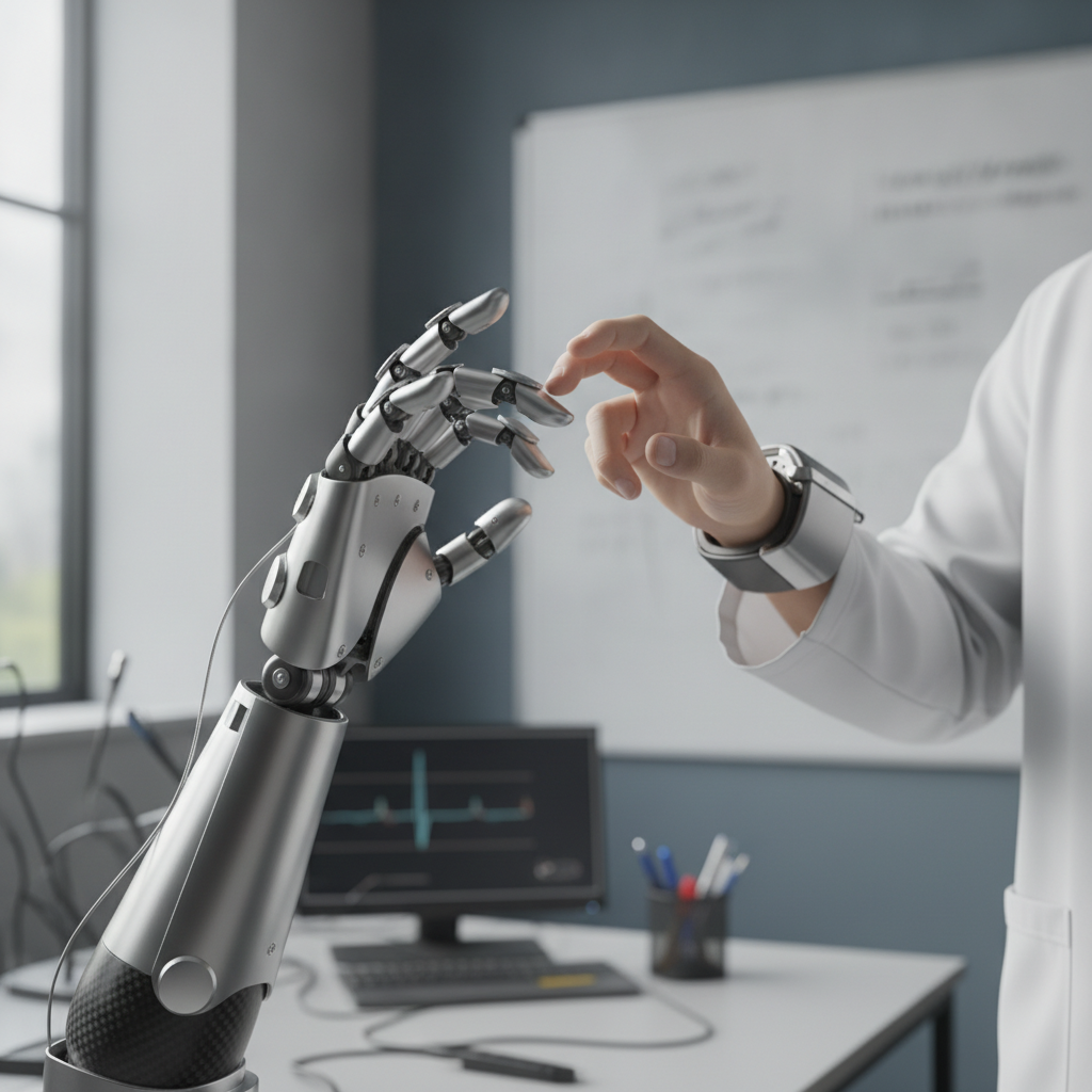 Ultraschall macht Roboterhand zum Präzisionswerkzeug Roboterhand